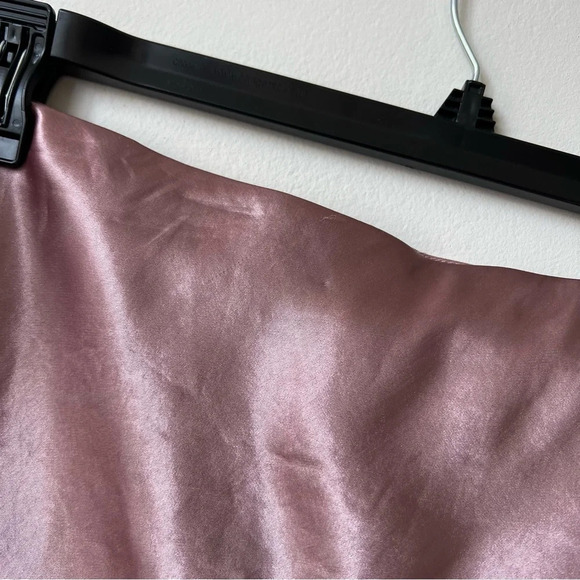 NWT Vince Satin Slip Midi Skirt in Blush Pink Size XXXL 3XL - Picture 11 of 12